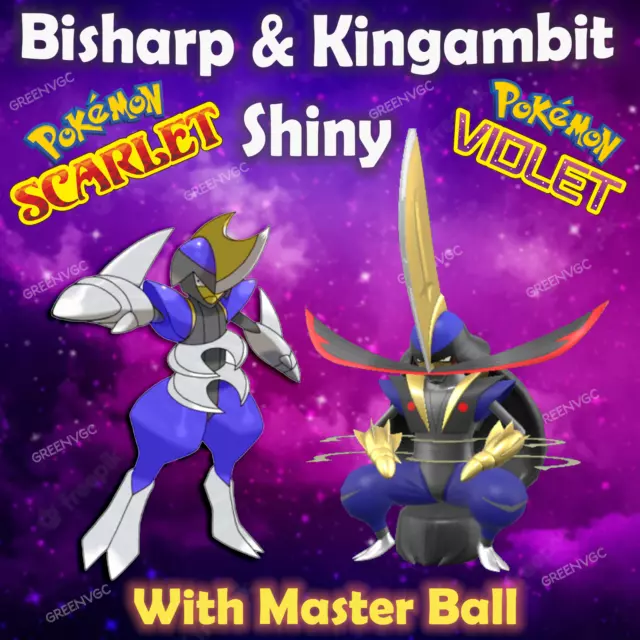 KINGAMBIT Shiny 6IV / Pokemon Scarlet and Violet / (Instant Download) 