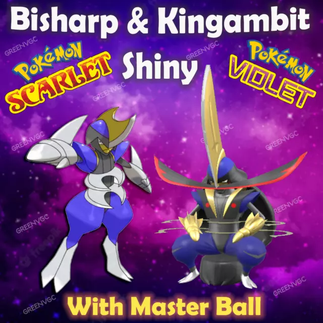 KINGAMBIT ⚡SHINY⚡/NORMAL 6IV BATTLE READY VGC 23 - POKEMON SCARLET AND  VIOLET