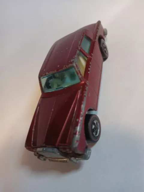 1969 Hot Wheels Redline Rolls-Royce (Red) "Silver Shadow"