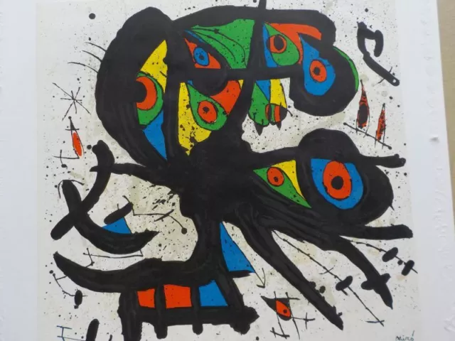 JOAN MIRÓ - Agora. Lithographie, 1971