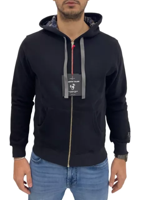 Felpa uomo ABARTH, taglia M, nera con cappuccio, made in Italy, sconto 60%.