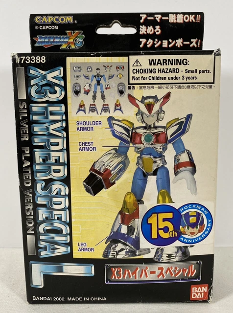 Bandai Rockman x (Megaman) Mega Armor Series Silver plated version Model Kit NEW