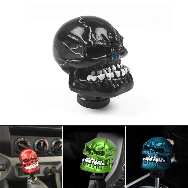 Pomello del cambio per auto pomello del cambio maniglia universale Skull Head H9K3