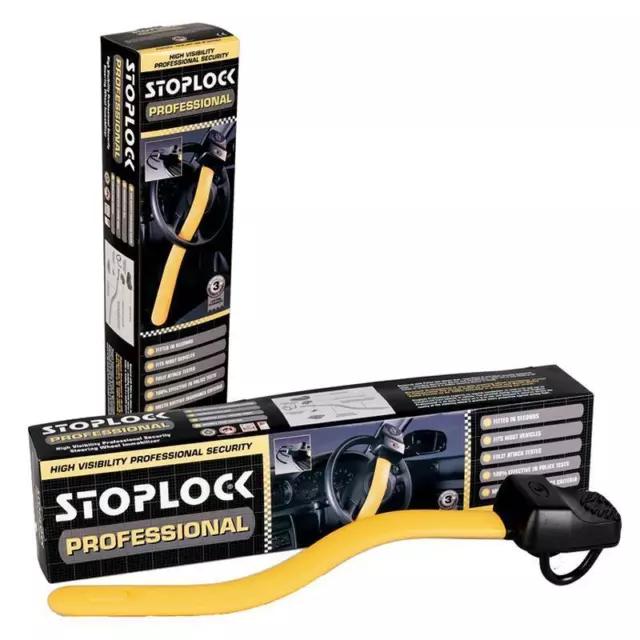 Stoplock Pro Steering Wheel Lock Universal High Security Car Van Crook Lock New