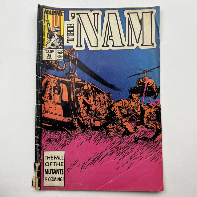 The’ NAM #13 (SEE PICS!) MARVEL COMICS 1986 Lower but full cover grading
