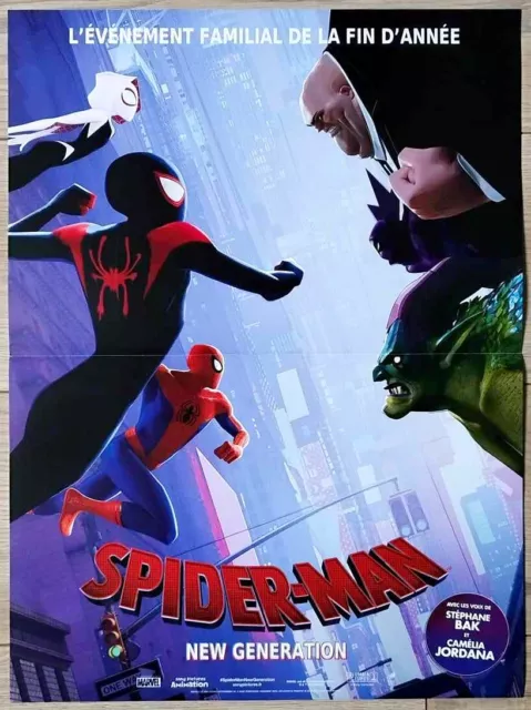 SPIDER MAN NEW GENERATION Affiche Cinéma Originale Pliée 53 x 40 cm Movie Poster