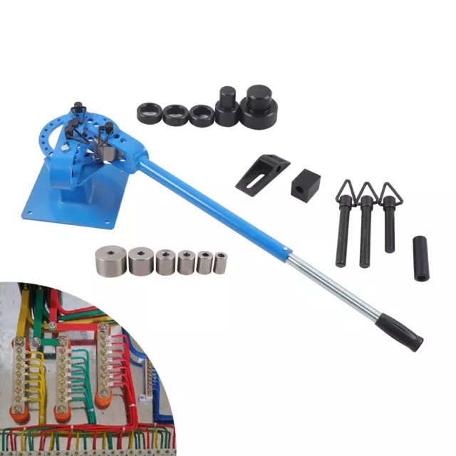 1-3" 7Dies Metal Square Round Bar Bend Manual Metal Bender Pipe Tube Steel Bende
