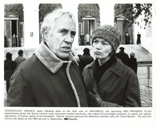 Glenda Jackson Jason Robards Press Photo 8x10 HBO Sakharov 1984 TV Movie  P26b