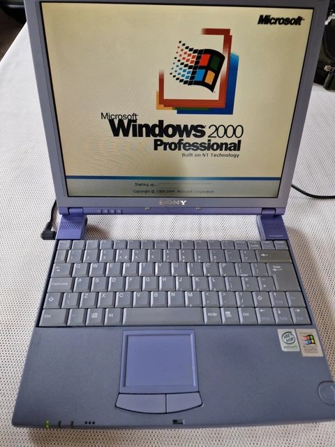 SONY VAIO NOTEBOOK (PCG-C1VFK) Windows 2000 Professional