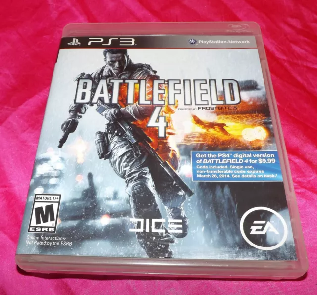 Battlefield 4 Playstation 3 PS3 Video Game Complete (SPG055763)