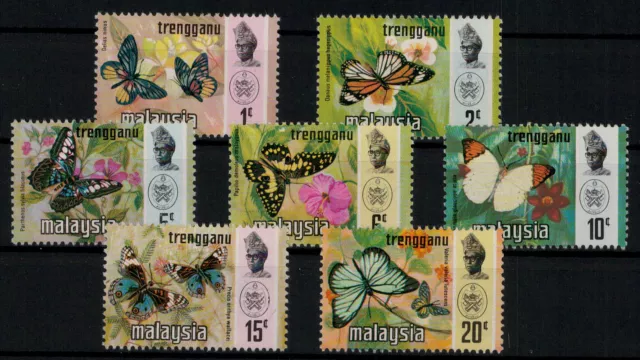 Malaiische Staaten Trengganu; Schmetterlinge 1971 kpl. **  (13,-)