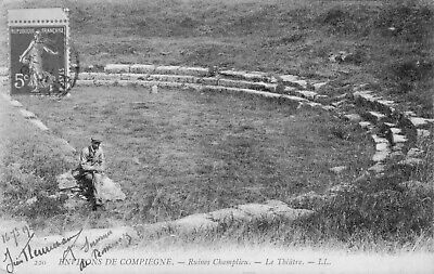 CPA/dep 60/near compiegne champlieu ruins