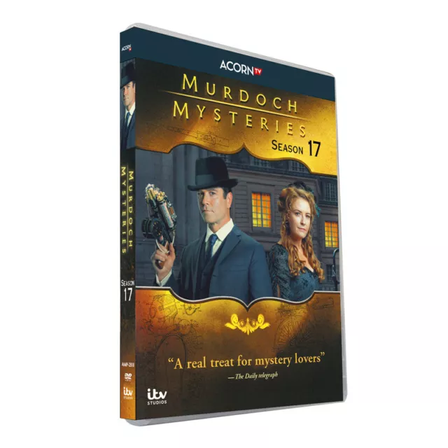 Murdoch Mysteries Season 17  (2023) DVD 5-Disc New Box English