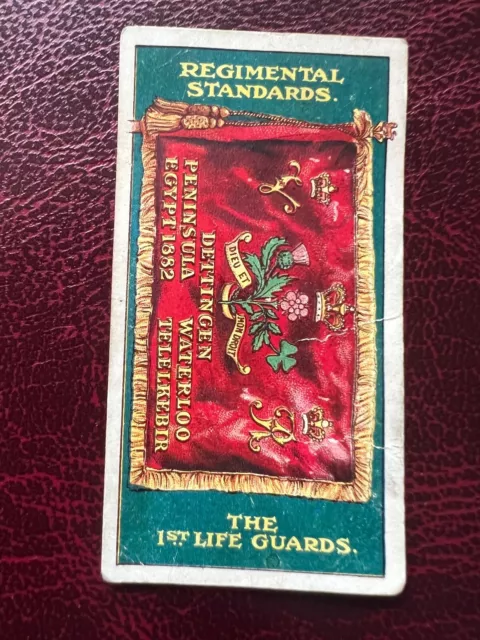 Gallaher - REGIMENTAL COLOURS & STANDARDS, 1899 - #152 - The 1st Life Guards