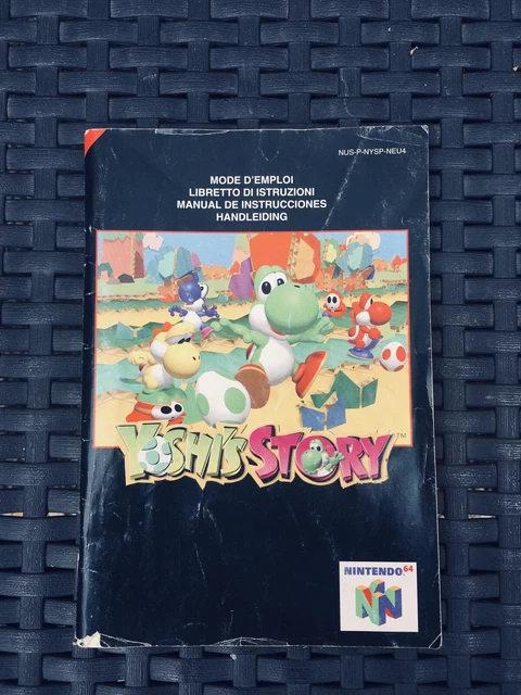 Manuel Notice Yoshi's Story Nintendo 64 FAH Mode d'emploi