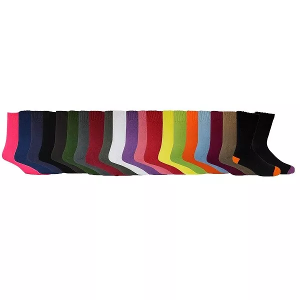 Bamboo Textiles Extra Thick 92% Bamboo Work Socks All Sizes All Colours Unisex