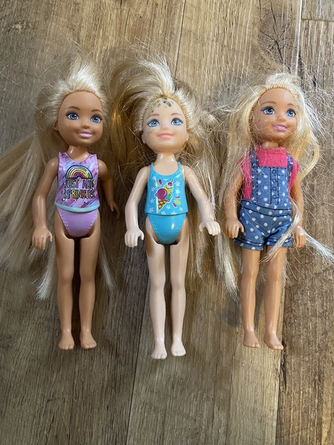 BARBIE CLUB CHELSEA Kelly Mini Dolls Friends 6