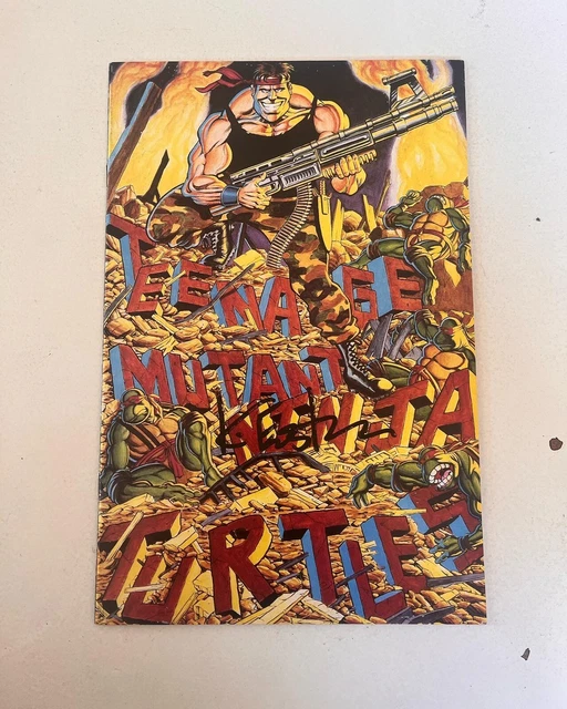 Teenage Mutant Ninja Turtles (1984) MIRAGE, #34 TMNT, 1990 Signed Kevin Eastman