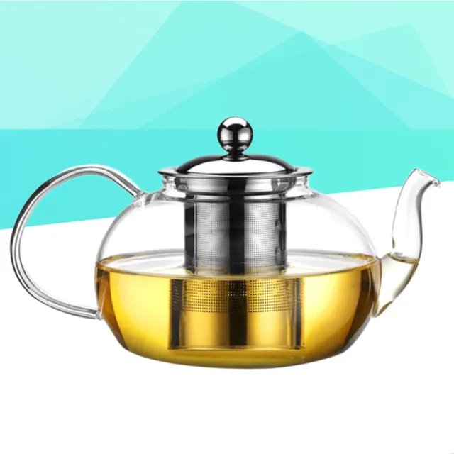 Manico in vetro teiera deposito tè