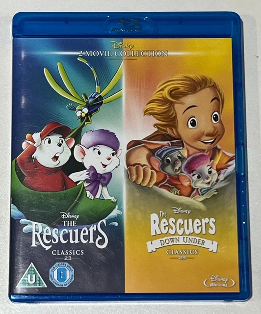 THE RESCUERS & The Rescuers Down Under on Blu-ray | 2 Movie Collection ...