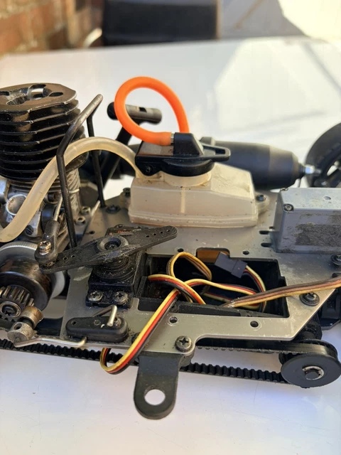 NITRO RC TOURING Car Chassis 4Wd , Engine Exhaust Wheels, No Body £57. ...