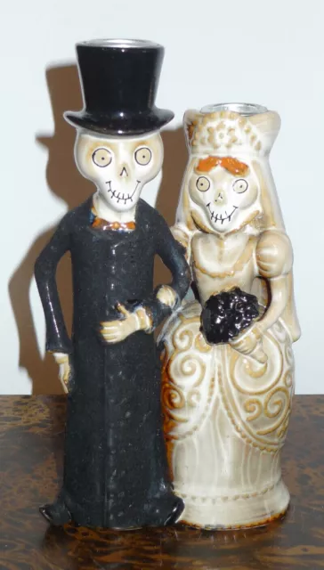 Yankee Candle Boney Bunch Bride And Groom Taper Candle Holder 2010