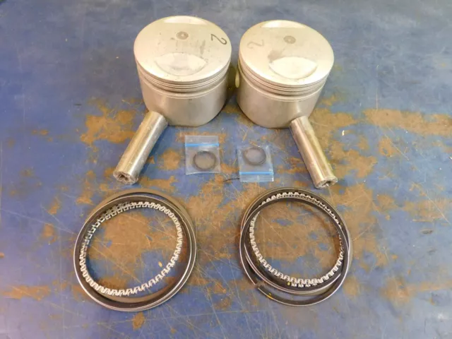 +.040 Pistons Rings Pin & Clips Harley Davidson Fl Fx Big Twin 80" 1979-1984