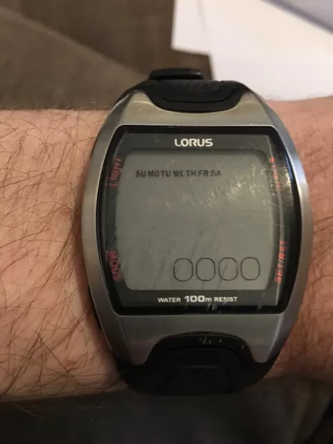 Lorus Gents Digital Sports Watch | 35mm | Water Resistant | Not Checked