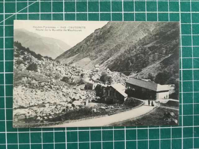 137 CPA Antique - Cauterets - Road La Buvette - Circa 1905