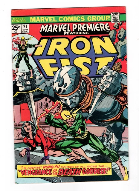 Marvel Premiere #21, FN/VF 7.0, 1st Appearance of Misty Knight; Iron Fist