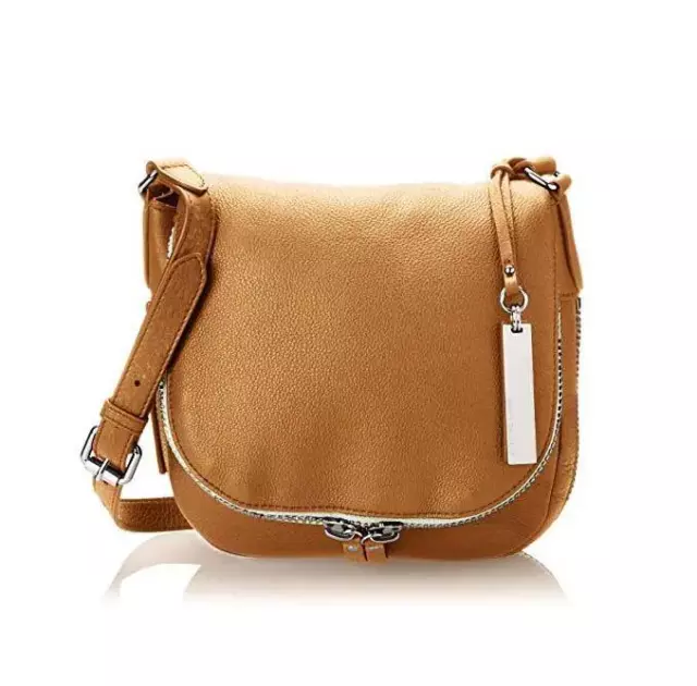 Vince Camuto Baily Chestnut Brown Leather Ladies Crossbody Bag