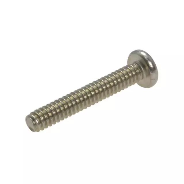 G304 Stainless 6-32 UNC Imperial Coarse Pan Phillip Machine Screw BSW 2