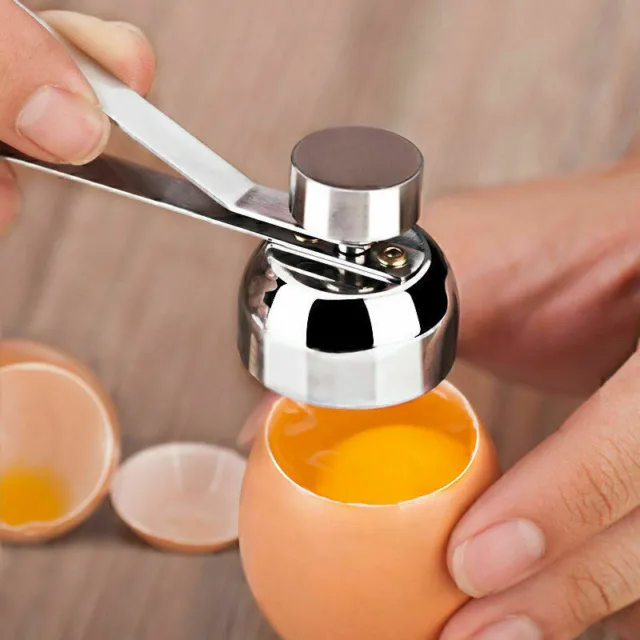 Rompi-guscio d'uovo in acciaio inossidabile, topper per uova, apri uova, topper