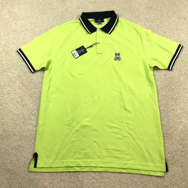 Psycho Bunny Polo Shirt Mens XL Tall Electric Lime New Prescott