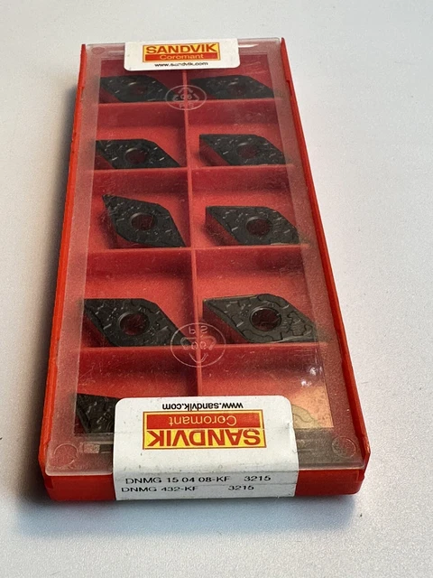 Inserts De Tournage En Carbure Sandvik Coromant DNMG 432-PM 4415 - Boîte De 10 (neufs)