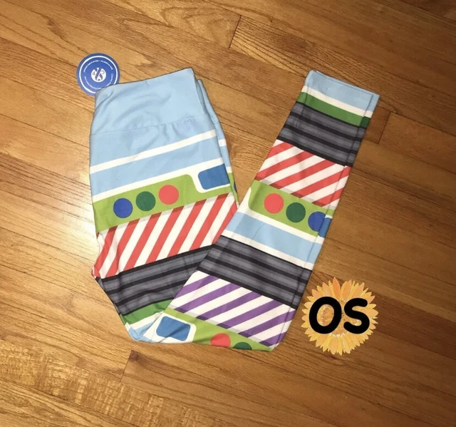 OS BUZZ LIGHTYEAR Space Ranger Disney Pixar Inspired Leggings One Size