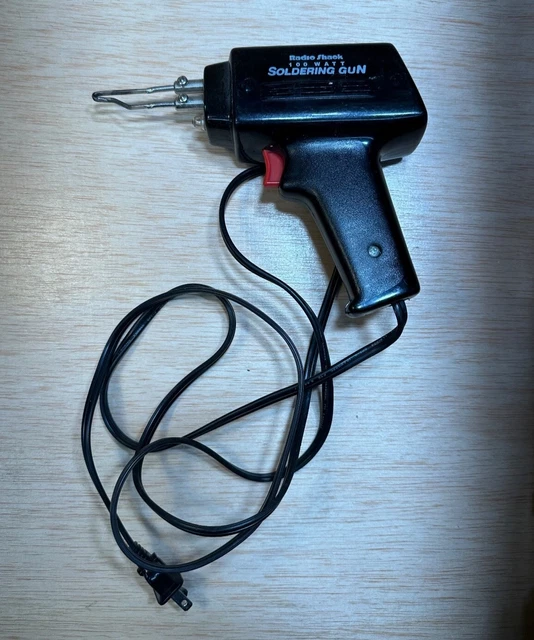 VINTAGE RADIO SHACK PlugIn Electric Soldering Gun Iron 100 Watt 64