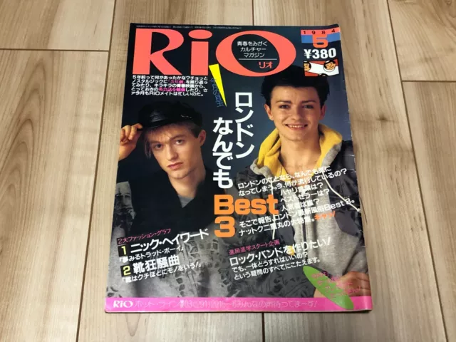 magazine RIO 1984 May Seona Dancing, Culture Club Boy George