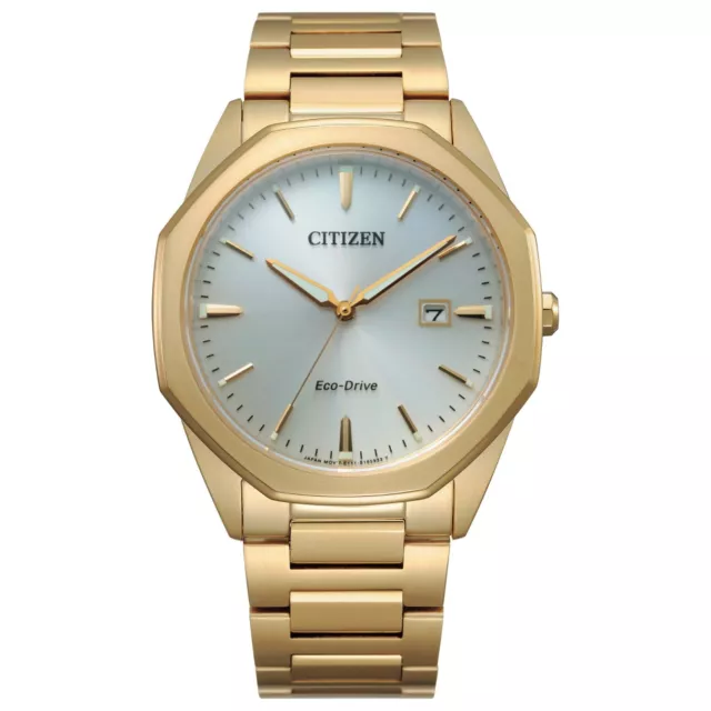 Citizen Eco-Drive Corso Men's Date Indicator Gold Watch 41mm BM7492-57A
