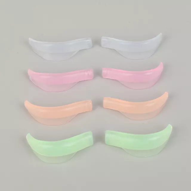 4Pairs/Box Jelly Color Silicone Eyelash Perm Pads Eyelash Perming Pad Reusable