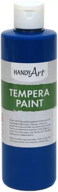 Handy Art Tempera Paint 8oz-Blue