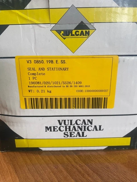 tenute meccaniche V3 0850. 19B. E. SS. SINT/SIC/EPDM 