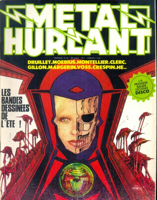 Revue Metal Hurlant N°32 Aout 1978