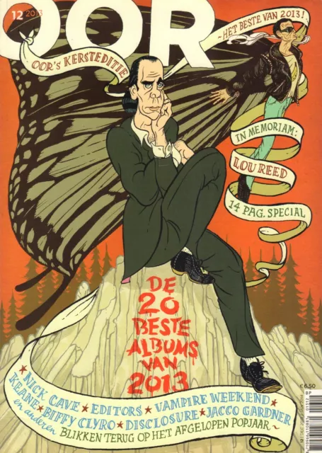 MAGAZINE OOR 2013 nr. 12 - NICK CAVE (COVER) / LOU REED (IN MEMORIAN) / KEANE