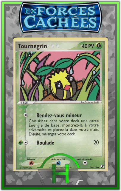 Tournegrin - EX:Hidden Forces - 76/115 - French Pokemon Card