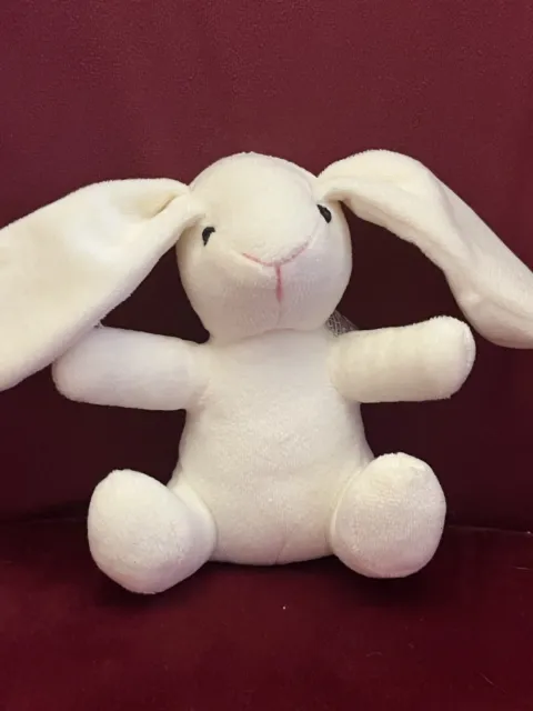 Peluche giocattolo morbido Jojo Maman Bebe coniglio coniglio peluche 11 cm conforto bianco Doudou