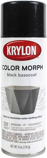 Capa base Krylon(R) Color Morph alto brillo 6 oz negro 724504081425