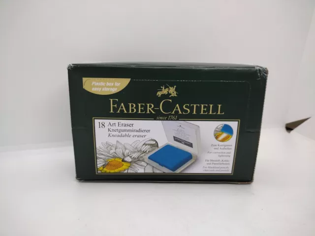 Faber-Castell Kneadable Eraser 100% Original Art Absorbent Rubber - 12  Units