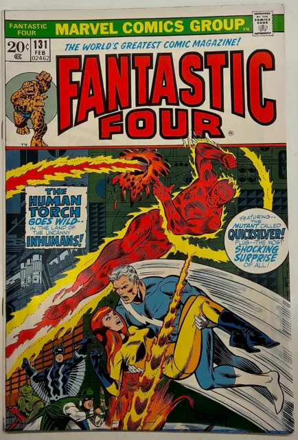 Marvel Comics Bronze Age Key Issue Fantastic Four 131 High Grade FN 1st Omega