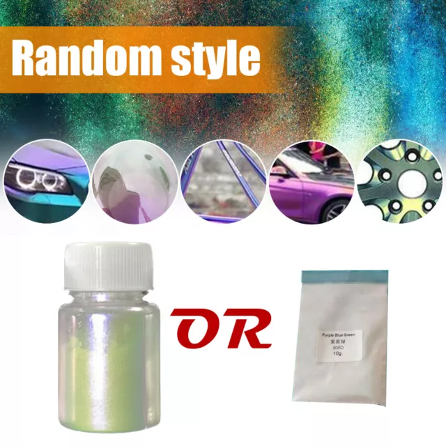 1*Chameleon Color Changing Pearl Powder For bicycle Truck Car Paint Pigment 10g